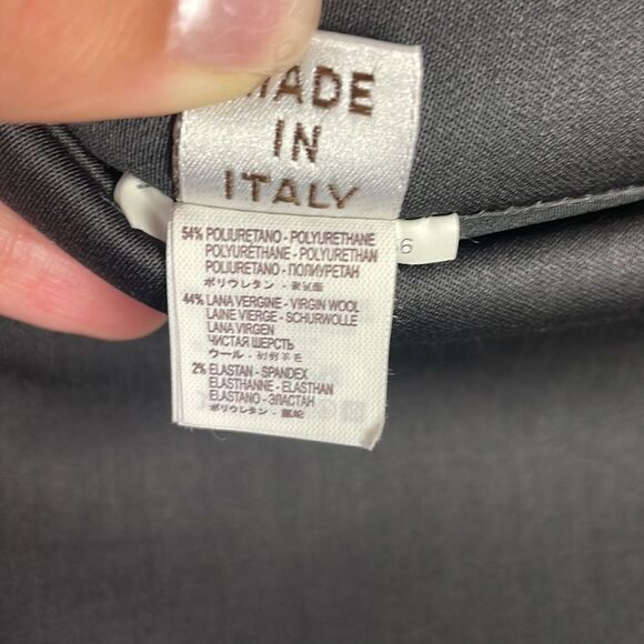 Brunello Cucinelli Grey Striped Mini Skirt - Picture 6 of 6